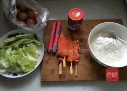 Illustration of how to make hand-caught egg burritos 1