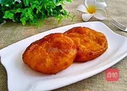 Illustration of how to make sweet potato cakes 10