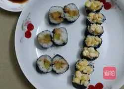 Corn and meat floss sushi recipe 10