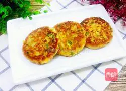 Illustration of how to make pastoral vegetable potato cakes 13