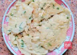 Illustration of how to make chive egg pancake (breakfast egg pancake) 8