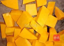 Illustration of how to make sweet pumpkin cake 1