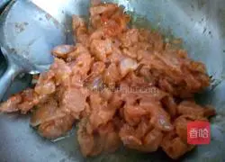 Illustration of how to make sesame chicken fillet sushi 6