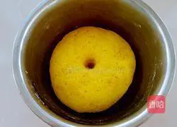 Illustration of how to make yeast pumpkin cake 7