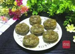 Illustration of how to make mung bean cake with skin 15