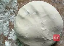 Cooked green onion cake Illustration of how to do it 1