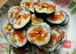 Japanese sushi recipe illustration 3