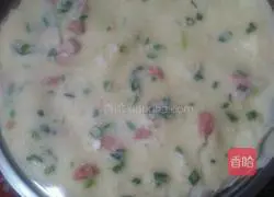 Illustration of how to make egg pancake 8