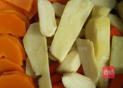 Sesame Red Summer Pumpkin Cake Recipe Illustration 1