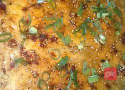 Illustration of making sauce-flavored pancakes 14