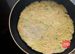 Carrot Egg Pancake Recipe Illustration 4