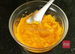 Illustration of how to make oil-free pumpkin cake 6