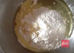 Illustration of how to make red bean cake 2