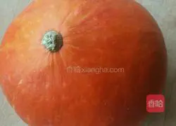 Illustration of how to make glutinous rice cakes with pumpkin bean paste 1