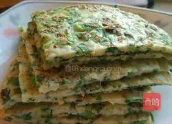 Illustration of how to make egg and leek pancakes 8