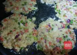 Illustration of how to make rice pancakes 9