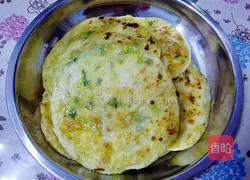 Illustration of how to make scallion pancakes 21