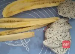 Illustration of how to make fruit sushi 2