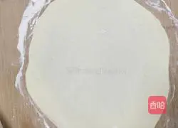 Illustration of how to make chicken fat and scallion pancakes 2