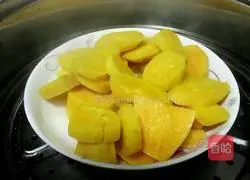 Illustration of how to make pan-fried sweet potato glutinous rice cakes 3