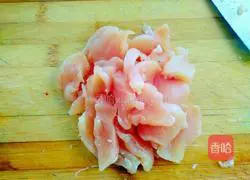 Illustration of how to make tomato chicken cake 2