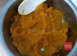 Pumpkin glutinous rice cake recipe 2