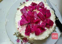 Illustration of how to make creamy fruit cake without a spatula 4