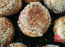 Illustration of how to make sesame sauce pancakes 14