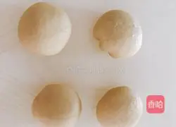Illustration of how to make red bean paste and egg yolk cake 2