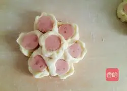 Illustration of how to make ham cake 12