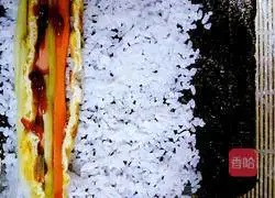 Illustration of how to make sushi 5