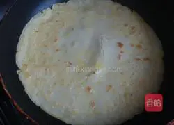 Illustration of how to make green onion and egg pancakes 8