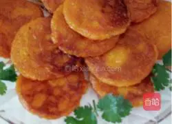 Illustration of how to make pan-fried pumpkin cake 6