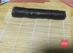 Illustration of how to make sushi 5