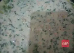 Illustration of how to make chive egg pancake 5