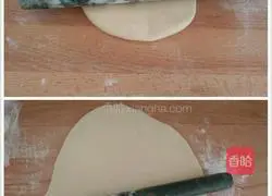 Illustration of how to make scallion pancake 4