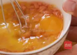 Illustration of how to make seaweed egg pancake 3