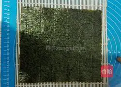 Illustration of how to make sushi 1