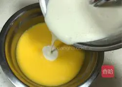 Ham Sausage, Scallions and Eggs Illustration of how to make cakes 5