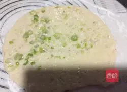 Illustration of how to make homemade green onion cake 5