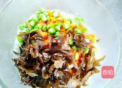 Illustration of how to make pea pancakes 12