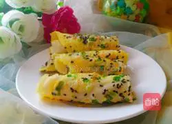 Illustration of how to make egg pancake 9