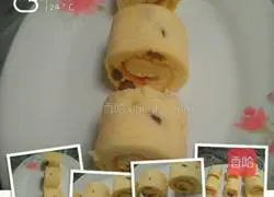 Illustration of how to make roll cake with rice cooker 2