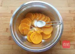 Illustration of how to make sweet potato glutinous rice cakes 4