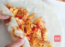 Illustration of how to make burritos 6