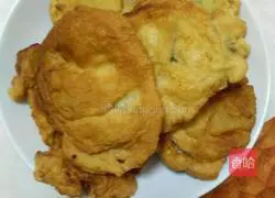 Illustration of how to make green onion egg pancake 7