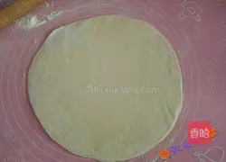 Illustration of how to make green onion pancakes 6