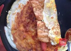 Illustration of how to make pancakes and fruits 4