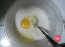 Chopped green onion Egg pancake recipe 2