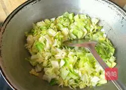 Chinese hamburger * Illustration of how to make pancakes with vegetables 3
